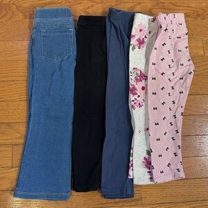3T Pants Set- jeans and cotton leggings